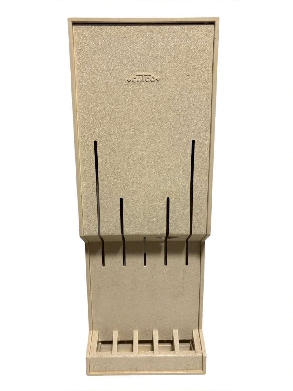Cutco Plastic Wall Rack Hanging Knife Storage Holder #1742 USA Cream Color